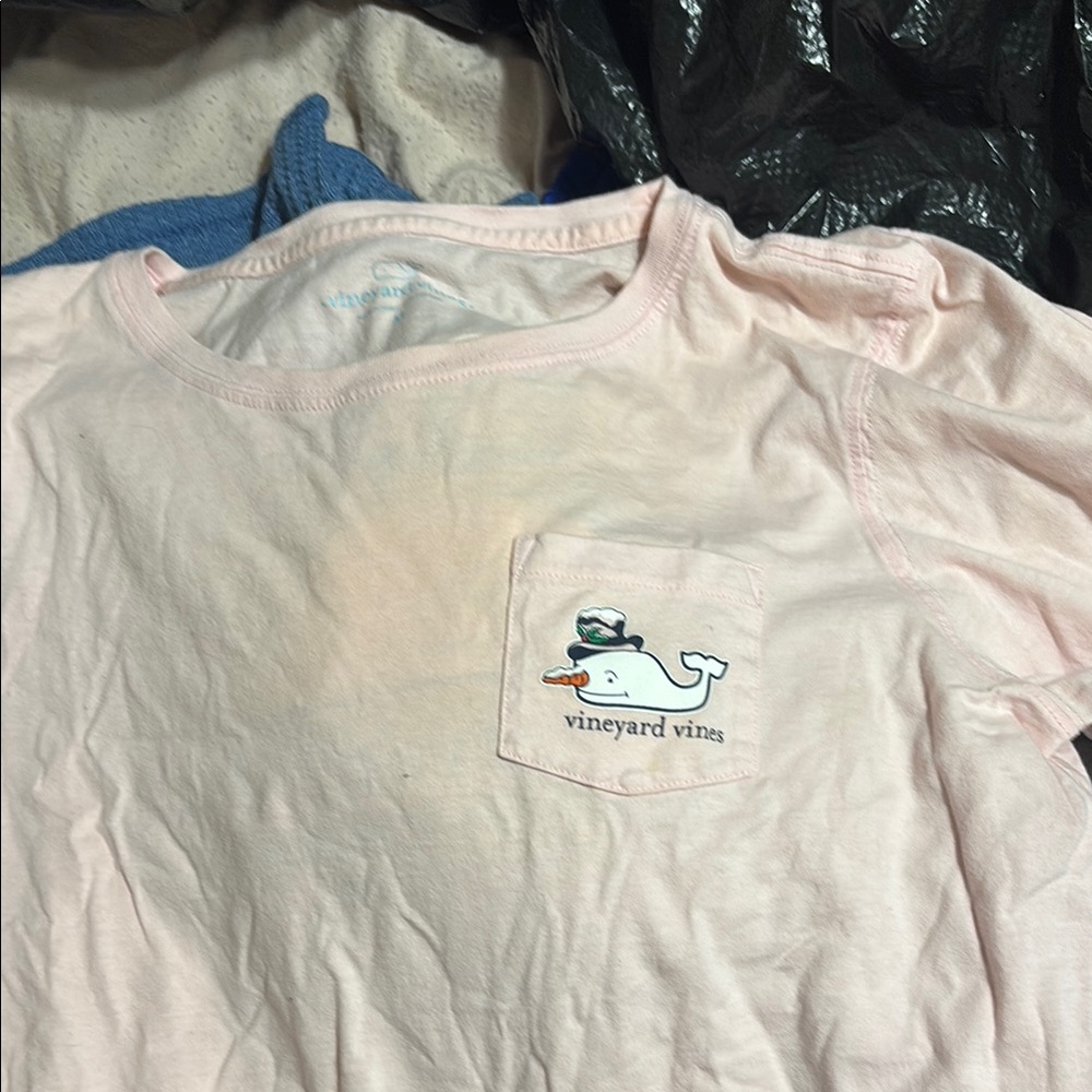 Vineyard Vines Pink Kids Shirt